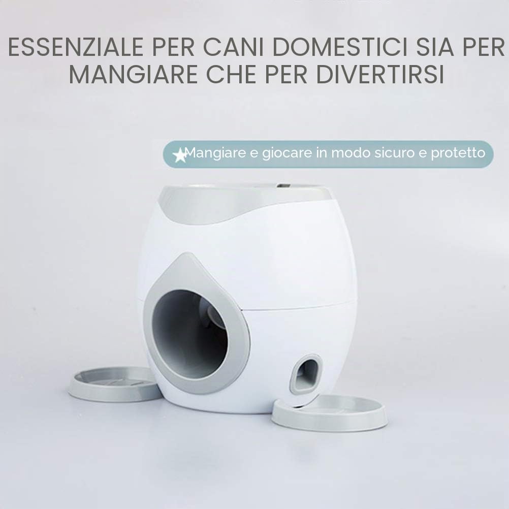 Lanciatore Automatico per Cani - Giocattolo Interattivo per Addestramento e Ricompensa Con Palla da Tennis - Include 2 Palline e 1 Pala