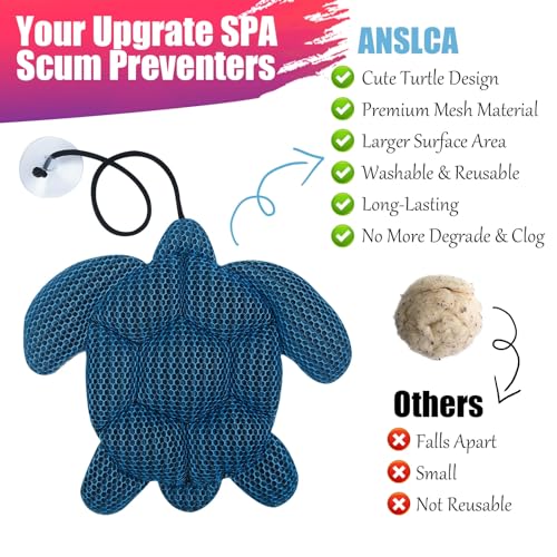 Image of 2 Pack Hot Tub Scum Absorber Pool Sponge Oil Absorber Hot Tub Sponge Turtle