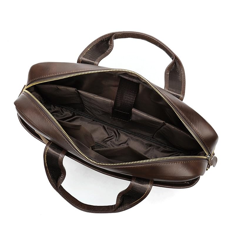 Business Men's Briefcase Vintage Top Layer Cowhide Computer Tote Business Briefcase3