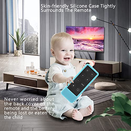 Chunghop Protective Silicone Remote Case Compatible With Bose Solo 5 10 15 Series Ii Tv, For Bose Solo Cinemate Series Ii Iigs 1Sr 10 & 15 Remote Anti-Slip, Shockproof(Glow In Dark Blue) #TOP7