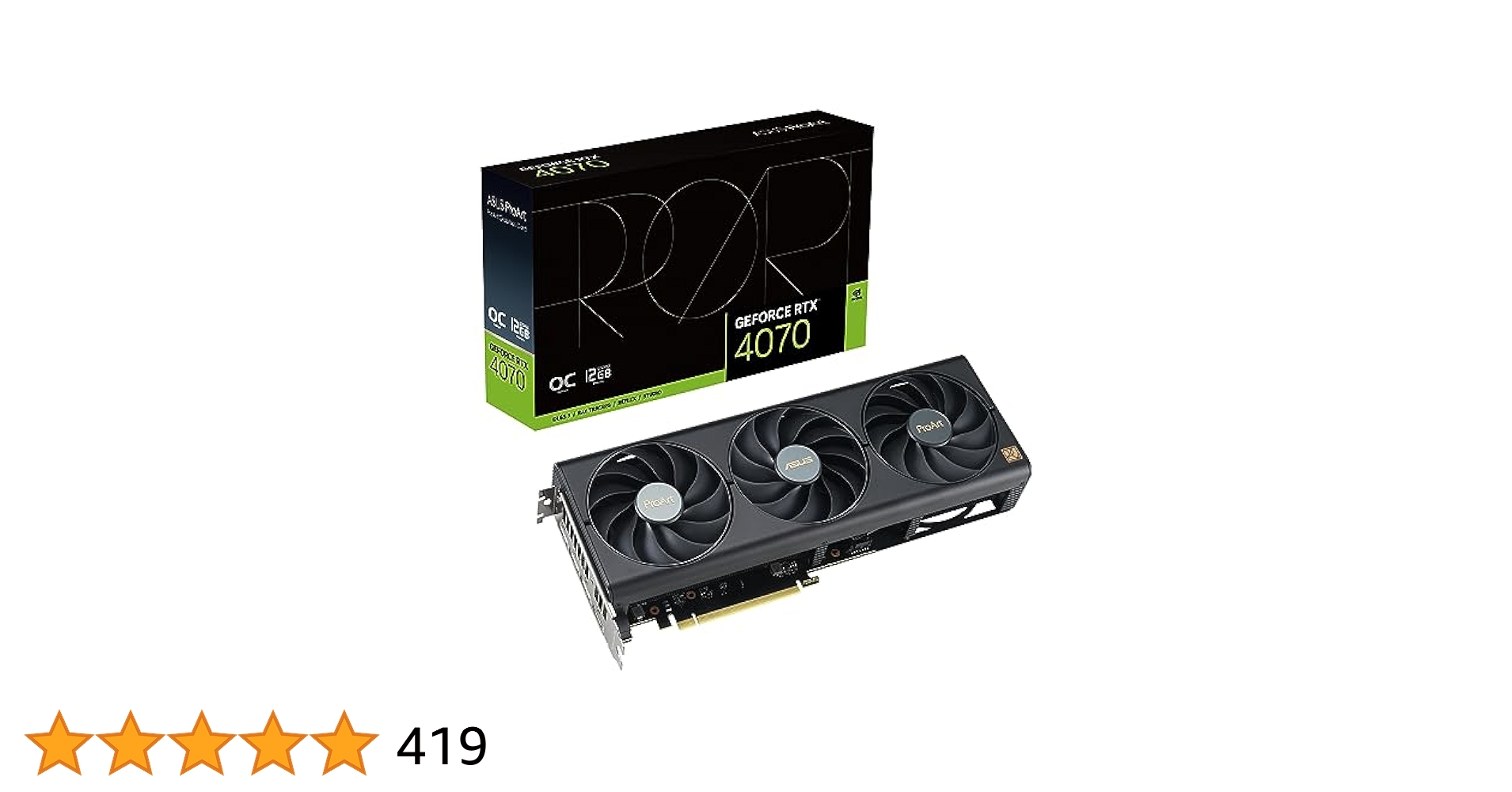 ASUS PROART RTX 4070 グラフィックボード Amazon | ASUS Dual GeForce RTX 4070 Super OC Edition