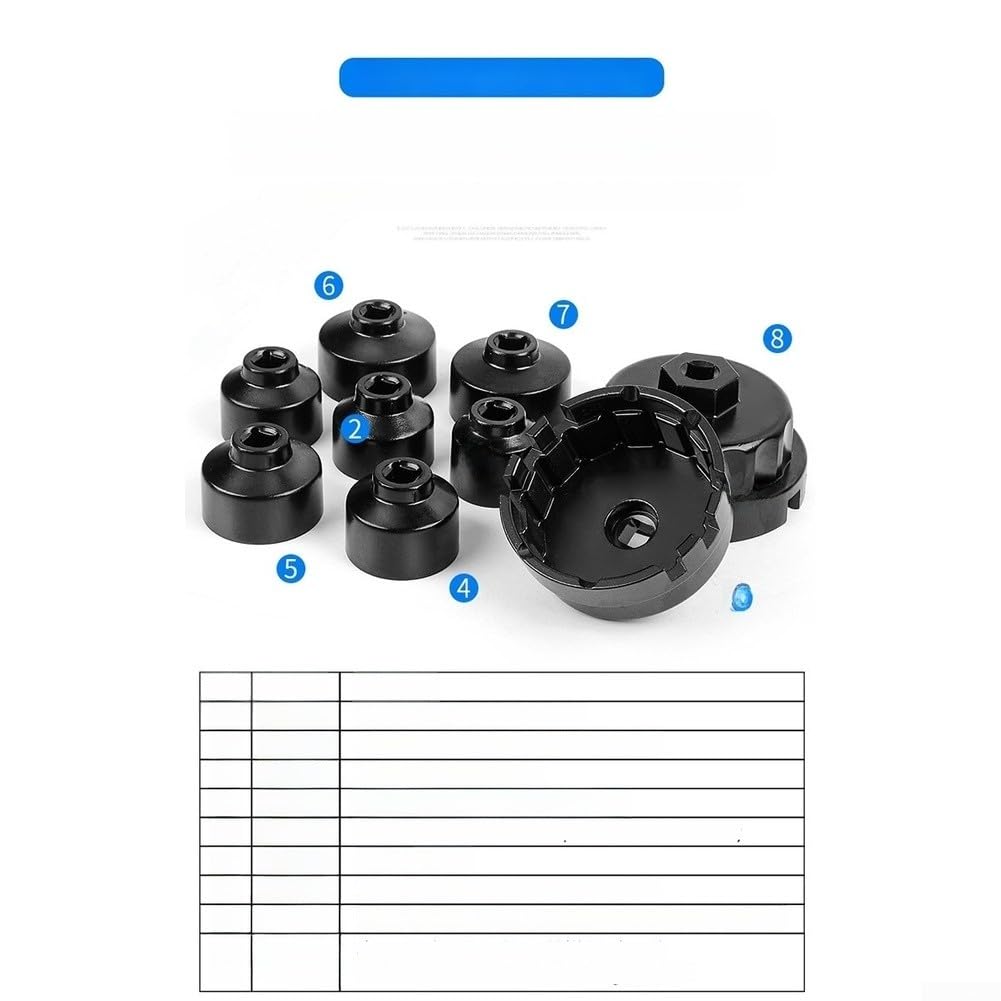 Verstellbares Ölfilter Werkzeug 3/8 Zoll Antrieb