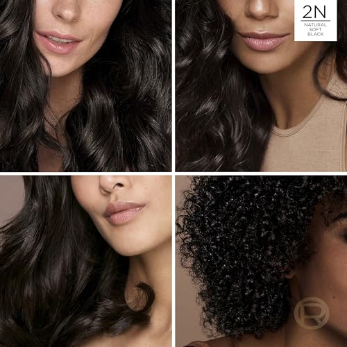 Image of L'Oreal Paris Excellence Universal Nudes Permanent Hair Color, Ammonia Free Hair Dye for Gray Hair Coverage, 2N Natural Soft Black, 1 Hair Dye Kit