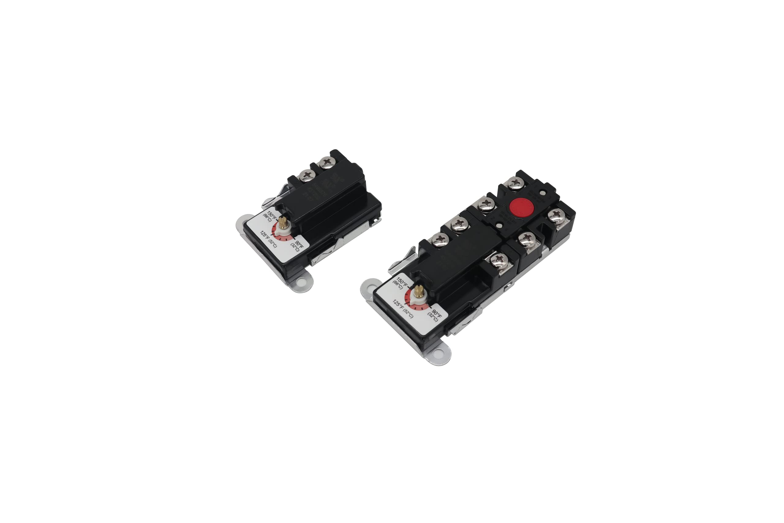 Kit de termostato para calentador de agua eléctrico LONG TERM KST200 203 para calentador de doble elemento. Incluye 1 termostato superior y 1 termostato inferior. Compatible con la mayoría de los calentadores de agua eléctricos.