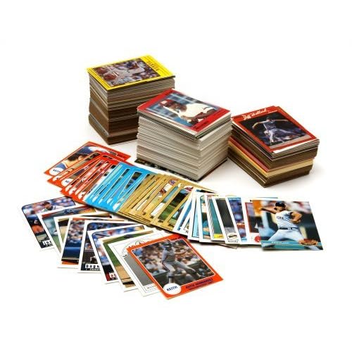 Old Vintage Baseball Card Collector Box With Over 500 Cards 1950’s – 2000’s with Mickey Mantle