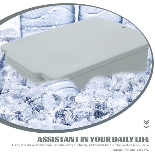 Molde pequeño de silicona para cubos de hielo con tapa miniatura 3