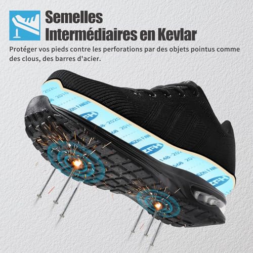 Chaussure de sécurité antidérapante contre les risques de chute - 3