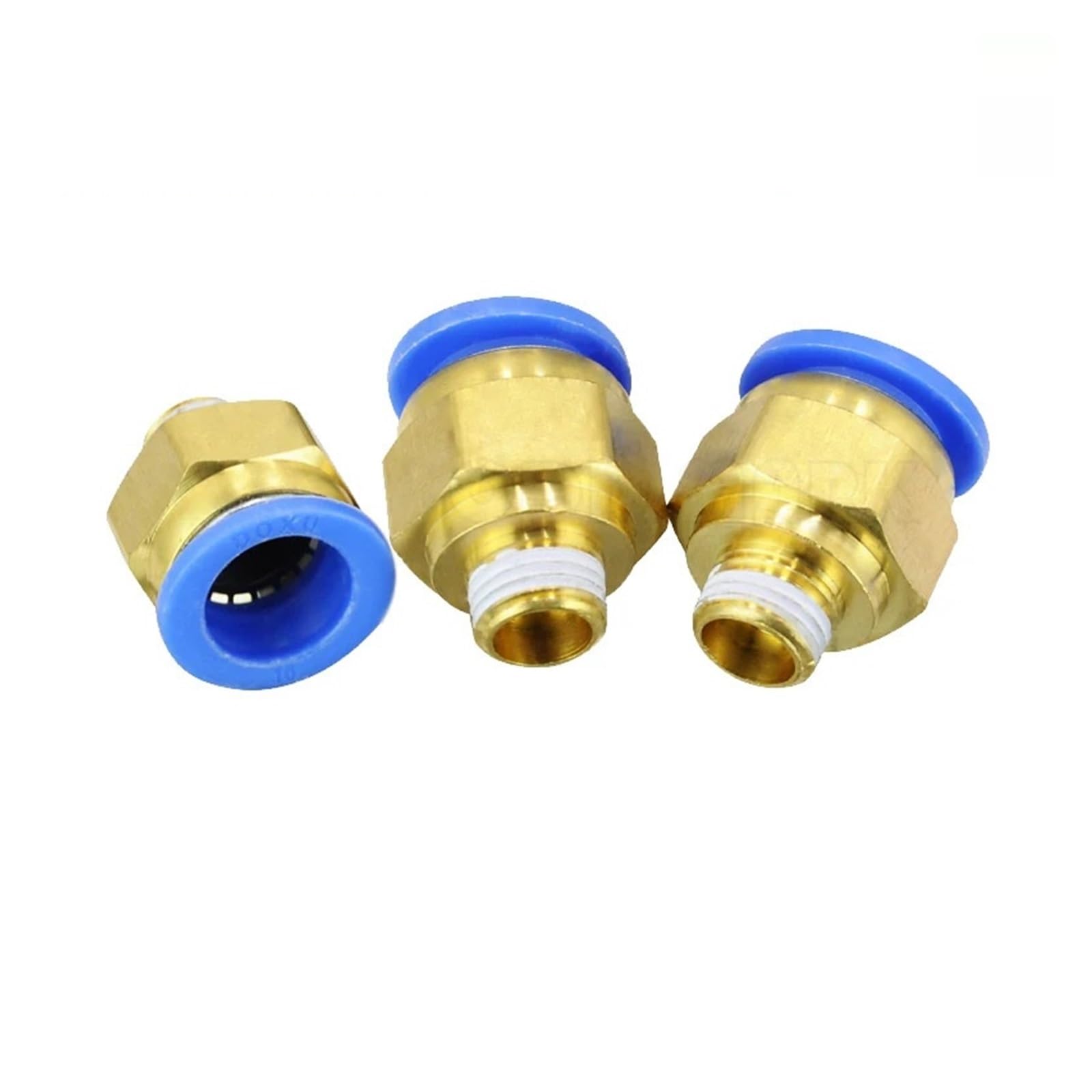 Connecteurs pneumatiques BSPT PC16-02, 16 mm à 1/4'', raccords instantanés droits mâles, 10 pièces