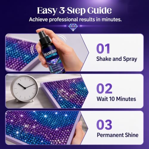 Image of Diamond Art Sealer Spray, 30ml Diamond Art Sealant (1Pcs 30ml)