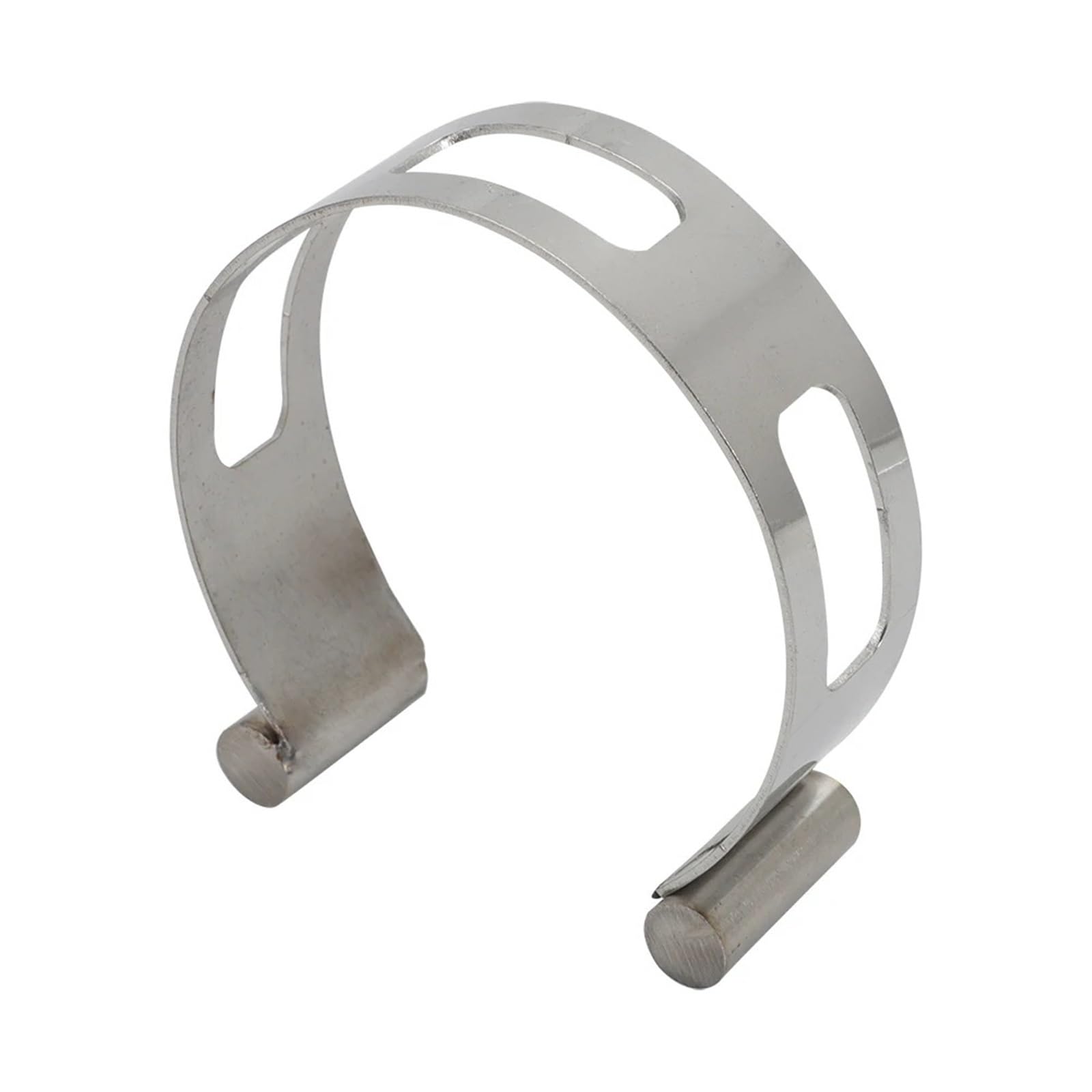 Banda para escape Abrazadera de banda escape 2,5 "/63,5mm for proyectos soldadura y fabricación, abrazadera tubo acero inoxidable