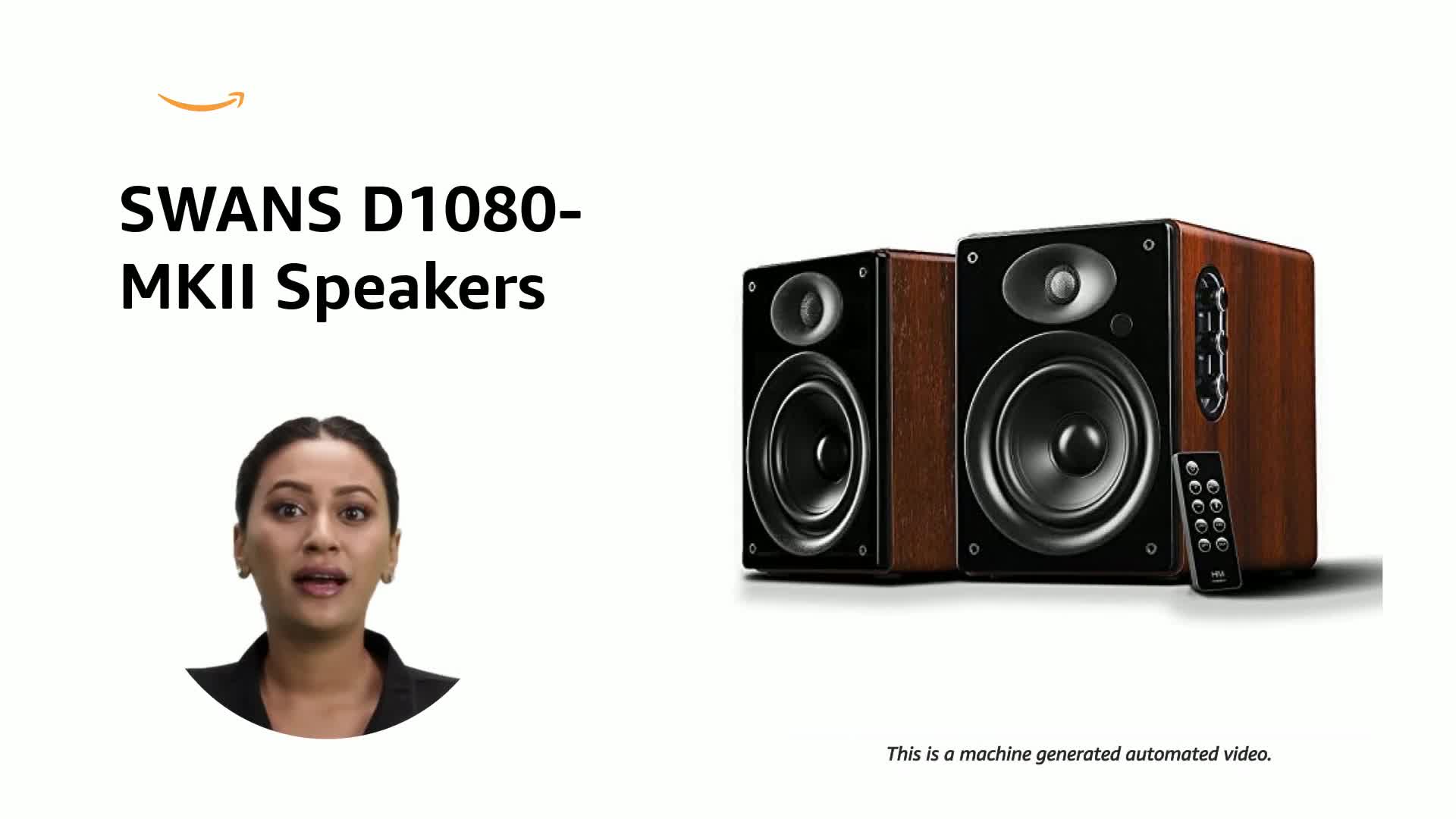 SWANS D1080-MKII and Bluetooth 2.0 Bookshelf Speakers with Remote