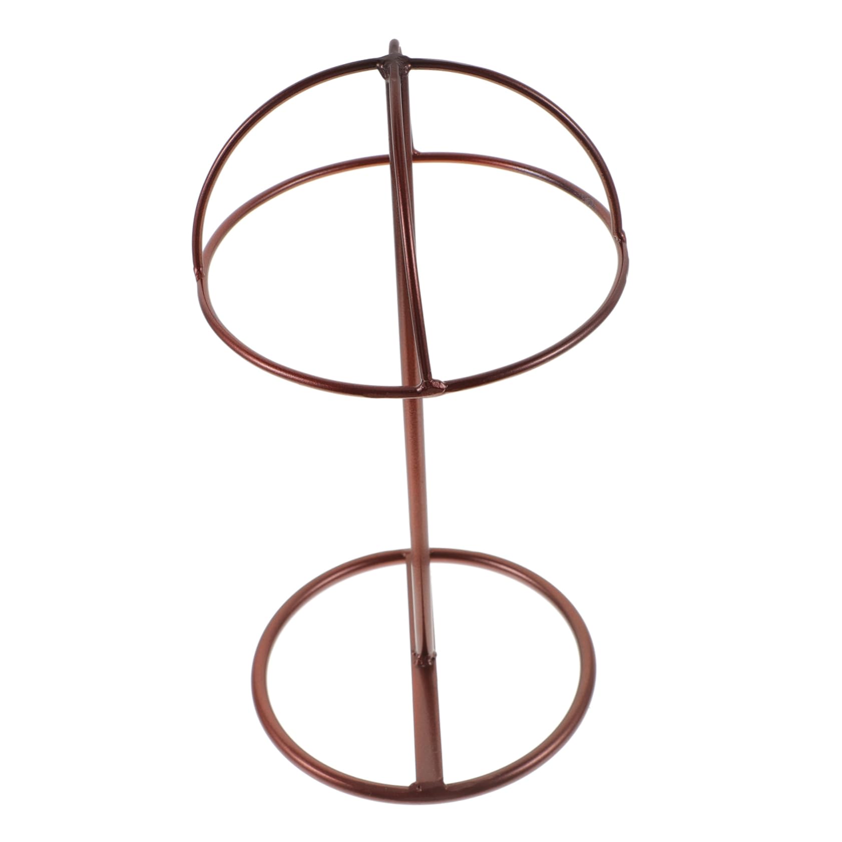 Cabilock Iron Hat Stand for Display and Cap Rack Dome Shape Hat Holder Freestanding Iron Construction Support Tool Suitable for Retail and Home Decoration