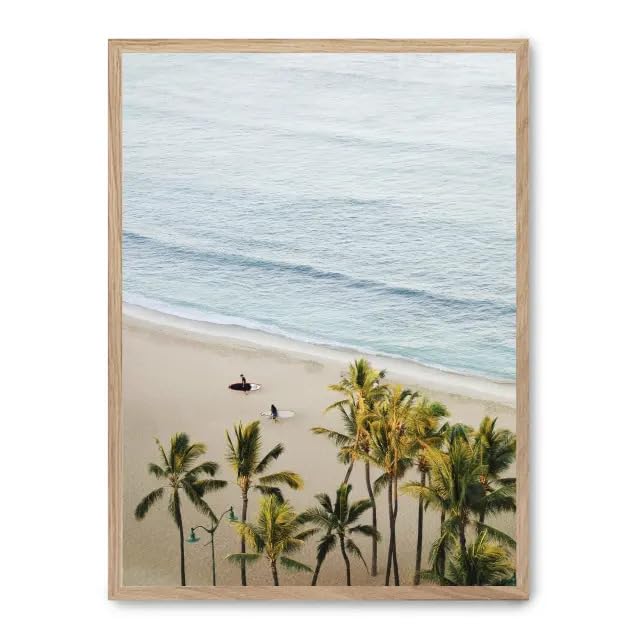 Cuadro surf sea and palm trees i_FASE5 illumine une piece sombre sans eclat