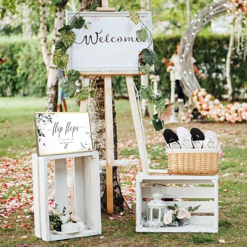 Zoooyawn 60 Pairs Flip Flops Bulk for Wedding Guest Wholesale Wedding Sandals with Sign2