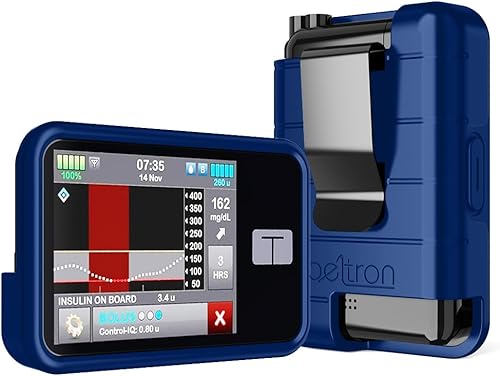 BELTRON Funda protectora para tándem tSlim X2 Pump con clip de cinturón de metal incorporado (estuche fuerte y duradero para bomba de insulina TSlim