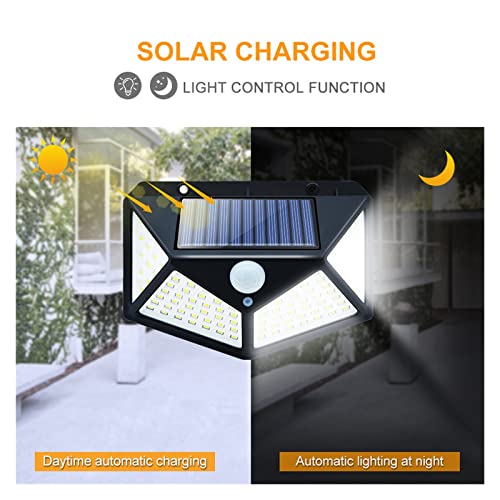 Foco solar exterior impermeable resistente al agua con sensor de movimiento 6