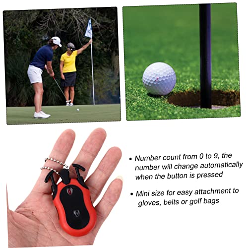 VANZACK Contador de Golpes Portátil para Golf, 2 piezas, Compacto y Ligero, Marcador de Puntuación 0-9 con Conteo Automático miniatura 7