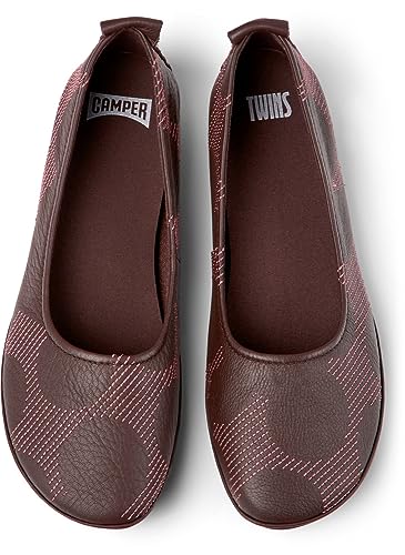 Camper Women's Ballerina Ballet Flat, Multi-Assorted 004 TWS, 74