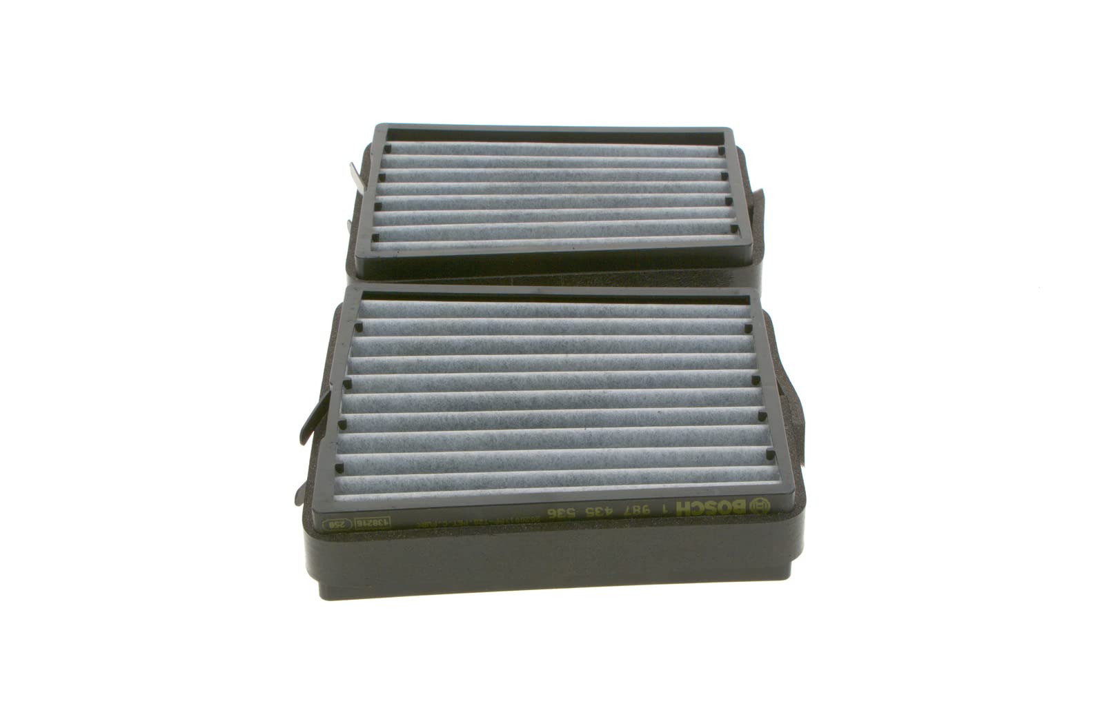 Bosch Filtro Abitacolo ai Carboni Attivi R5536, Filtro di Ricambio - Contro cattivi odori, polline e polvere per un'aria più pulita all'interno del veicolo - 2 Filtri | Compatibile con: MERCEDES-BENZ C-CLASS, C-CLASS Coupe, C-CLASS T-Model, CLC-CLASS, CLK