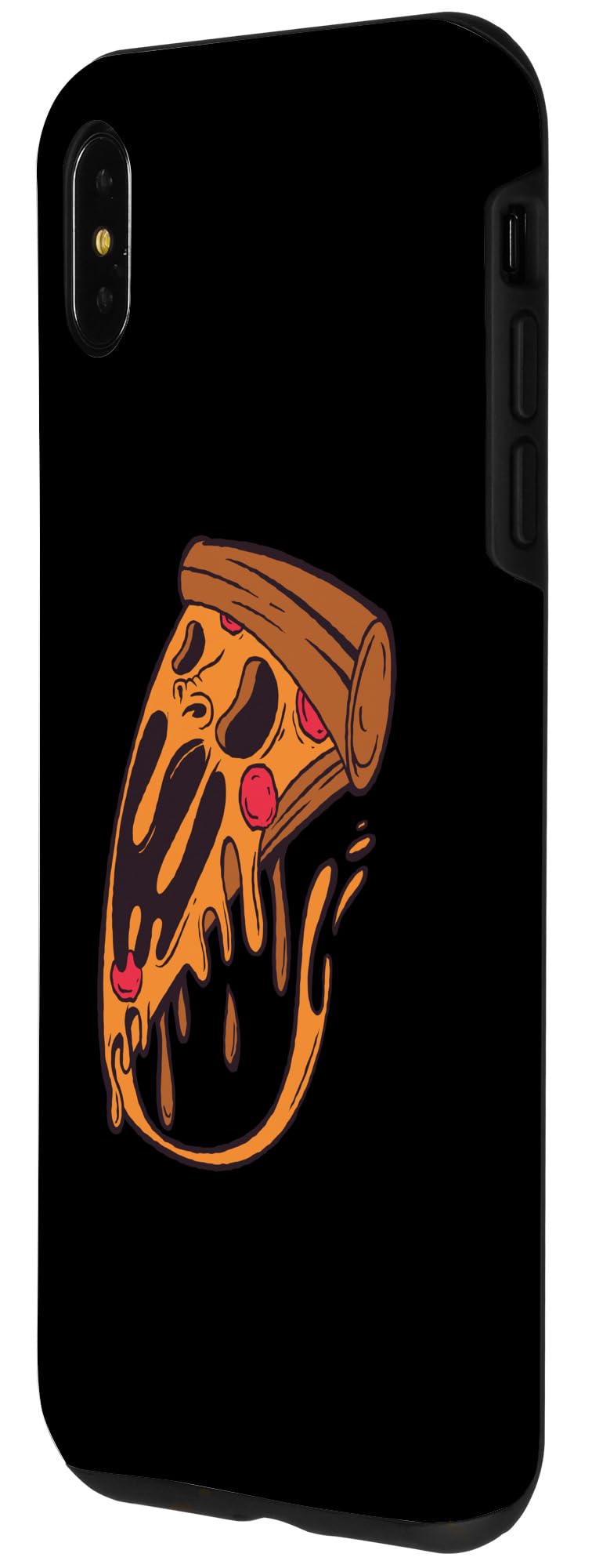iPhone XS Max Scary Pizza - Funny Halloween Case - Image 2