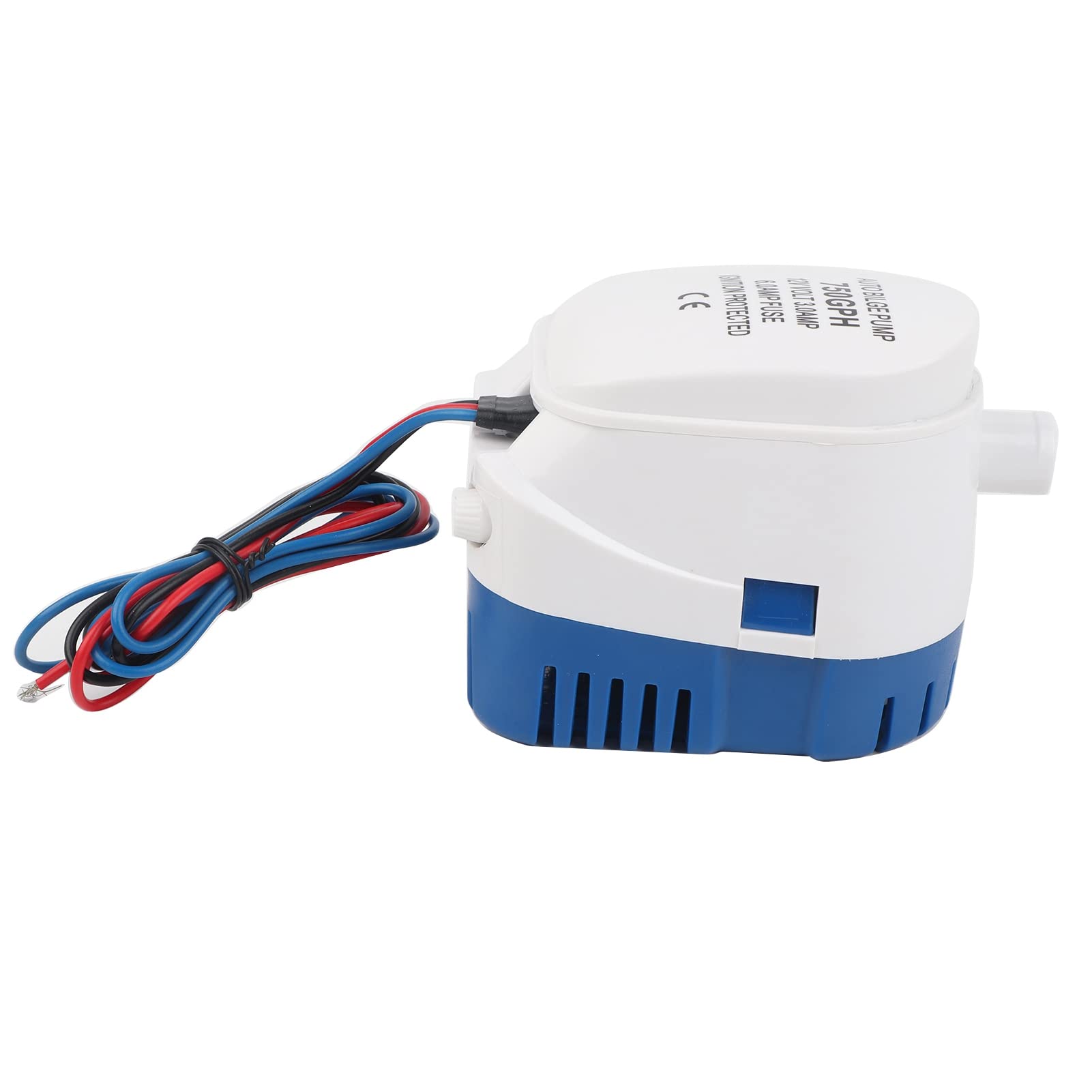 aqxreight Bomba de Sentina Sumergible Automática G750 12V con Interruptor