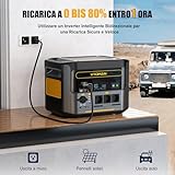 Zoom IMG-2 vtoman centrale elettrica portatile 1000w Zoom IMG-2 vtoman centrale elettrica portatile 1000w