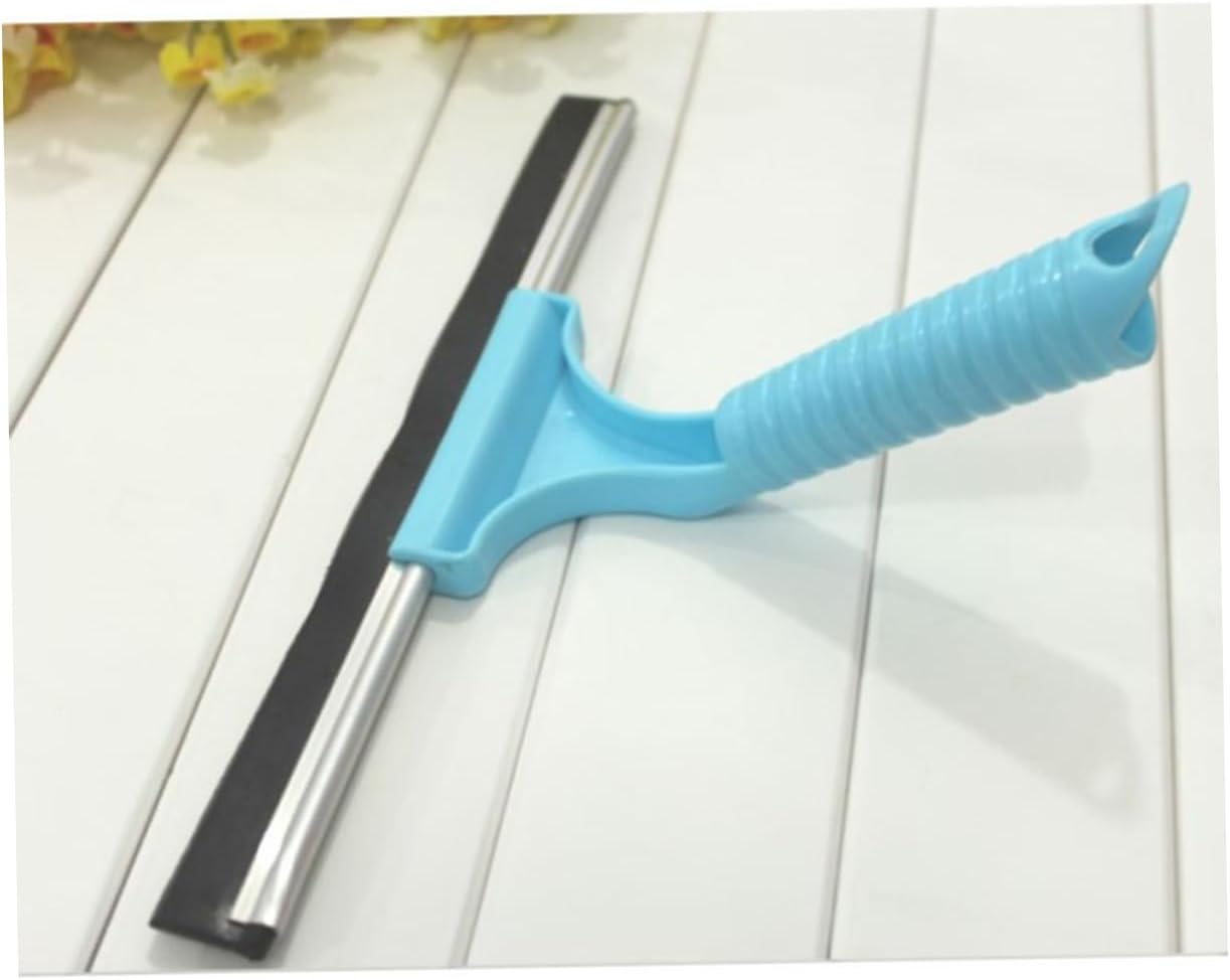 3-Part Window Scraper Cleaner Set Squeegee for Car Windows Mirrors and Floors Random Color