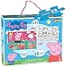 Luna 2 in 1 Puzzle da disegno a pavimento gigante Peppa Pig 48 pezzi XXL formato 90 x 60 cm