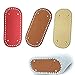 Integrity.1 3 Stück Taschenboden Häkeln Baseshaper, Taschenboden Kunstleder, Einlegeboden Boden Tasche, für Strickbeutel, Umhängetaschen, Handgefertigte DIY-Tasche (Rot, Braun, Gold)