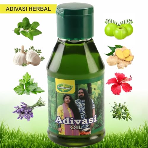 Image of GIRNAR Adivasi Hair Oil Original Herbal Oil For Hair Growth, Hair Fall Control, For Women And Men,100 Ml