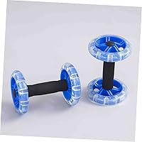 Vista 3 de Equipo de pérdida de peso Rodillo de ejercicio Pesos con mancuernas pequeñas Mancuernas para el hogar Rueda de rodillo de ejercicio Equipo de rueda