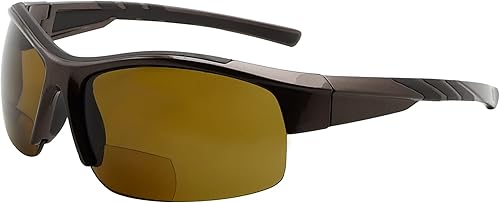 Miniatura 8 de Eyekepper TR90 - Gafas de sol bifocales polarizadas sin montura con montura transparente +2.5