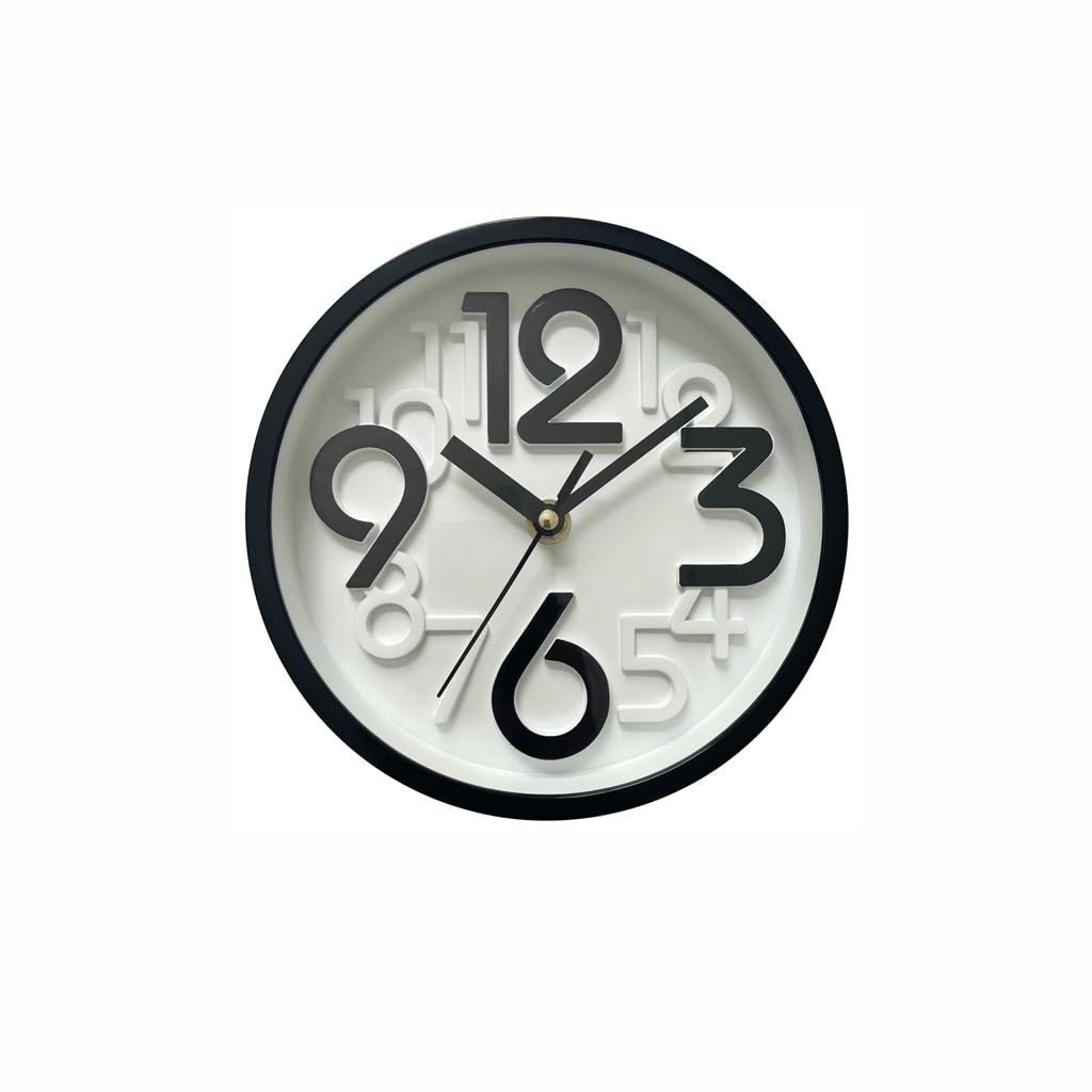 Eines 3 Silent Decorative Wall Clock Digital Study Small Clock Simple Wall Clock Easy To Read