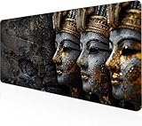 【Rutschfestes mit Gummiunterseite Gaming Mauspad】 Die robuste Gummiunterseite hält das mauspad gaming sicher an Ort und Stelle und verhindert Bewegungen auch während intensiver Gaming- oder Arbeitssitzungen