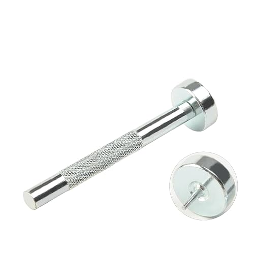 Miniatura 3 de Herramienta de troquelado con ojales de 0.118in, para manualidades, ropa, bolso, tela, cortina, remache (100 #), (Bettomshin)