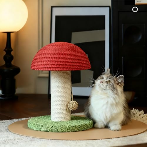 Rascador para Gatos en Forma de Hongo con Cuerda Sisal miniatura 4