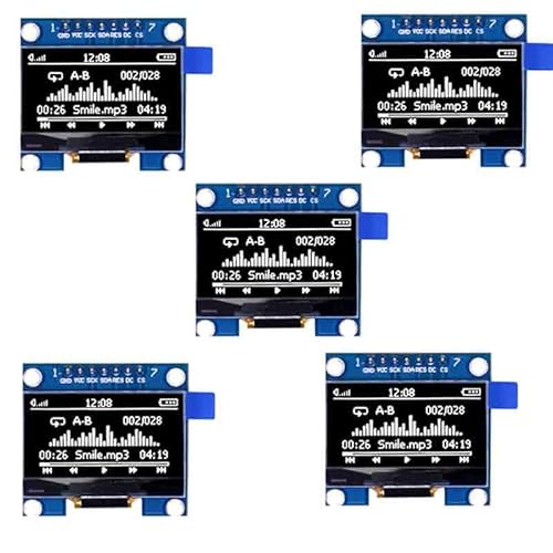 5�� �z���C�g 7�s�� 1.3�C���` OLED 128X64 �f�B�X�v���C SPI