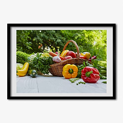 Tableau Photo Tulup Panier De Légumes : sublimez votre cuisine avec style