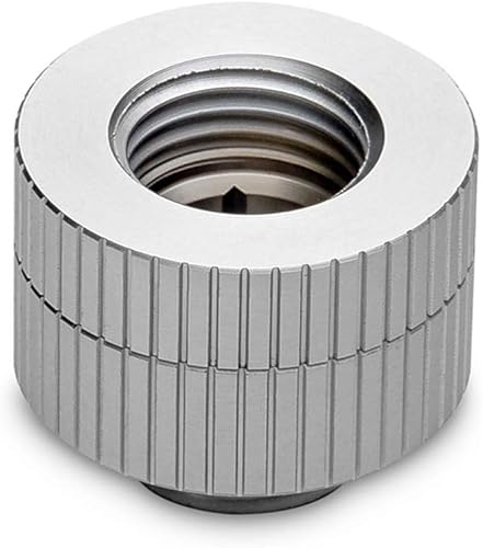 Miniatura 1 de EKWB EK-Quantum Torque 0.551 in Rotary Macho a Hembra Extender Fitting, titanio satinado