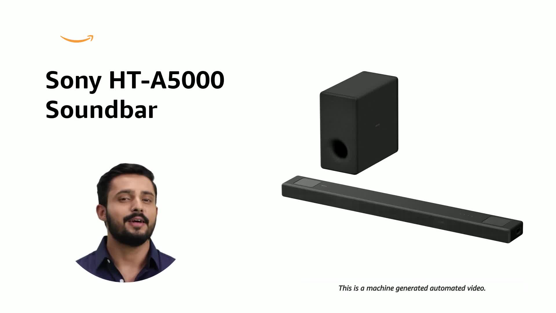 Sony HT-A5000 A Series Premium Soundbar 5.1.2Ch 8K/4K 360
