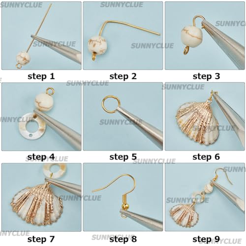 Kit para hacer aretes DIY: diseña 10 pares veraniegos 7