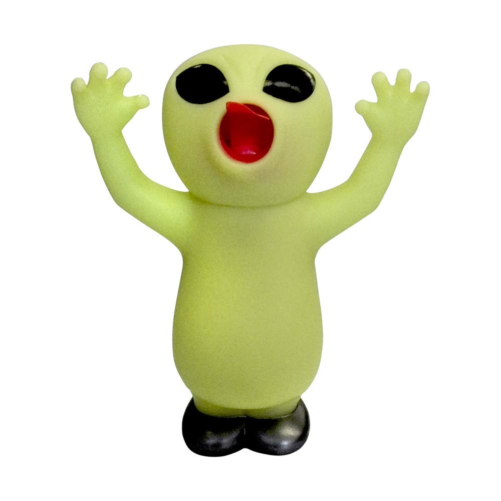 Jabber Ball Goo Jit Zu Alien Action Figure, Glow, Green, AL-18054
