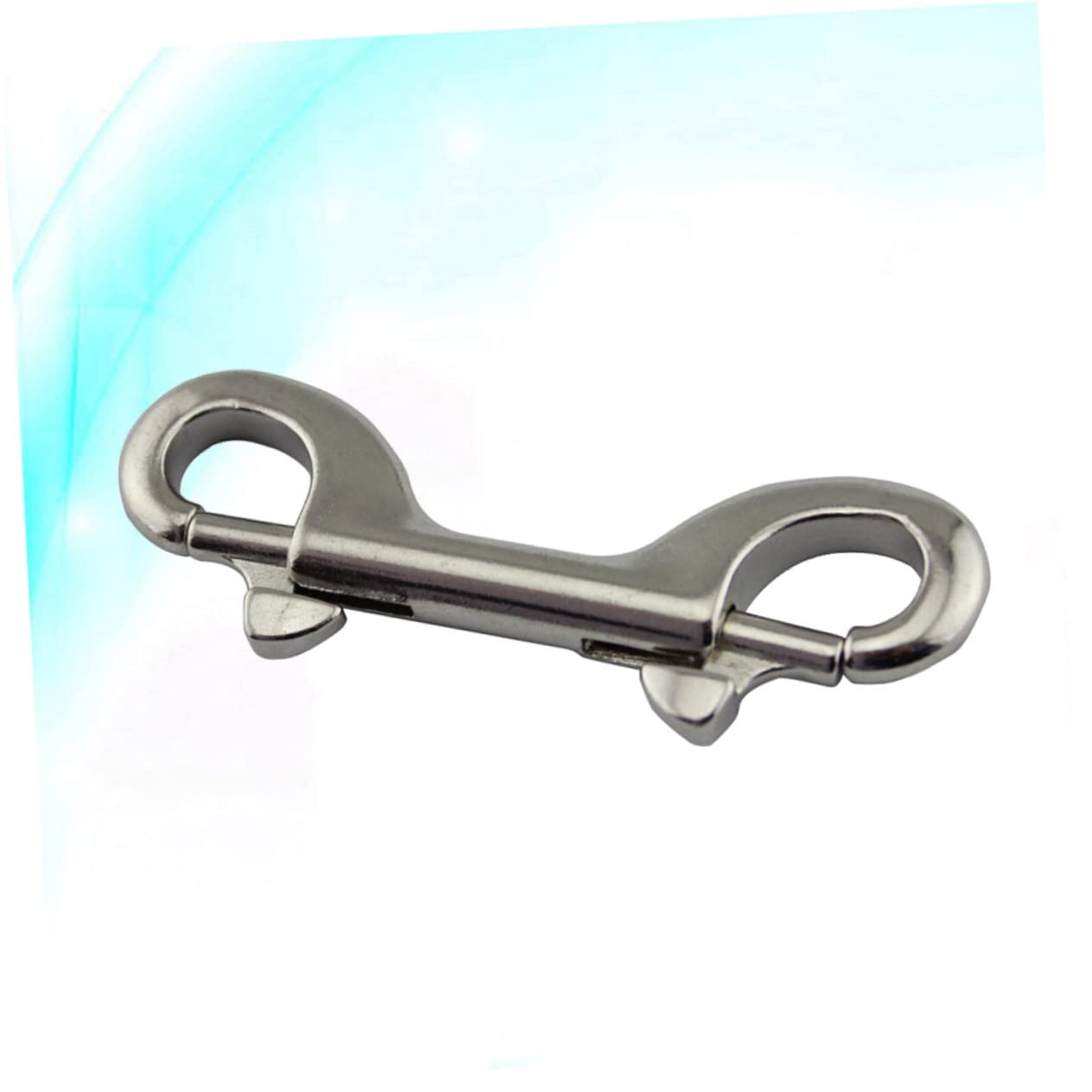 BCOATH Stainless Steel Diving Carabiner Hook Quick Release Double Ended Clip for Pet Chains Outdoor Sports and Scuba Diving Heavy Duty Spring Buckle for Secure Use