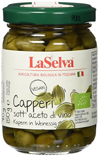 La Selva Kapern in Essig Bio Feinkost, 6er Pack (6 x 150 g)