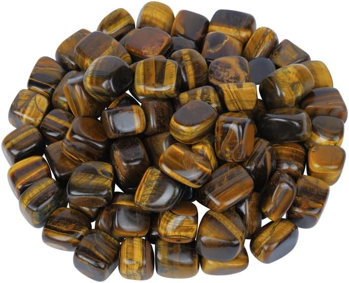 Juego de piedras pulidas de 1 libra, cristales y piedras curativas, piedras preciosas y cristales, piedras pulidas y cristales a granel, piedras