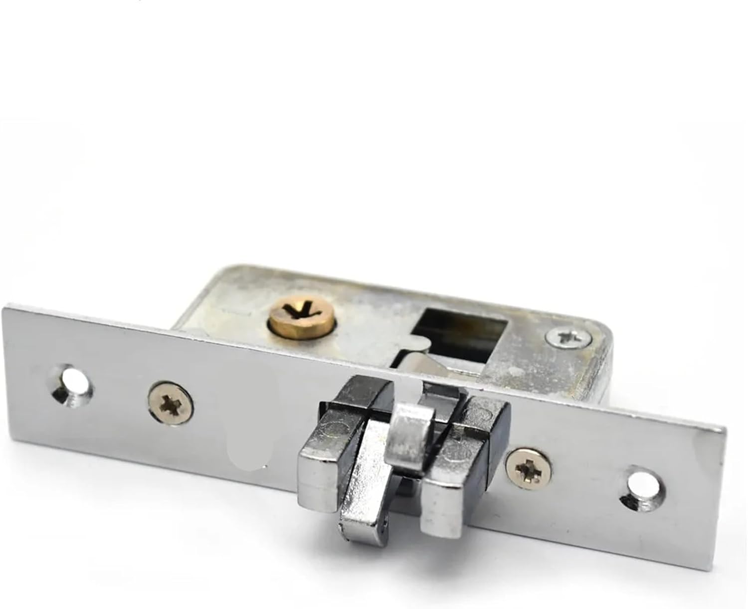 Hidden Sliding Door Lock with 3 Keys for Bedroom Bathroom Accessory Wooden Door Home MMS232 1Pcs