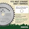 FORESTER Carbide Tip Brush Cutter Blade - 8in x 40 Teeth | Fits Most Straight Shaft Trimmers | Conversion Kit Sold Separately
