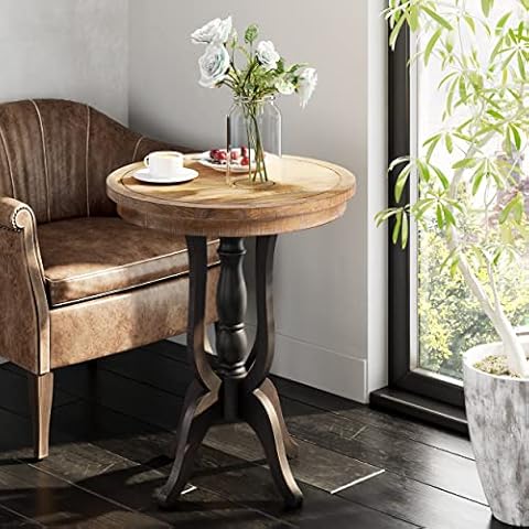 LONYKE Rustic Accent End Table Cover