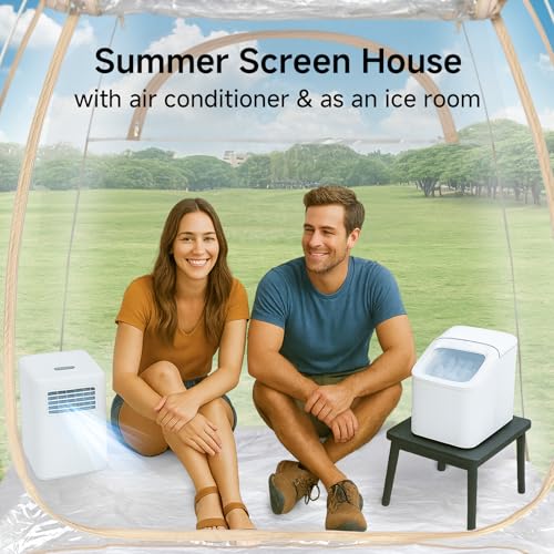 All Weather Proof Pod Sports Pod,540°View Weather Tent,2-4 Person Instant Tent with Sealed Floor,Outdoor Screen House with Carrying Bag,Weather Shelter for Sport Event,Camping,Fishing-70 Lx70 Wx63 H