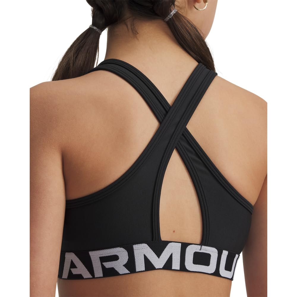 Under Armour Crossback Mid-Impact Sports Bra Sujetador Deportivo Niñas